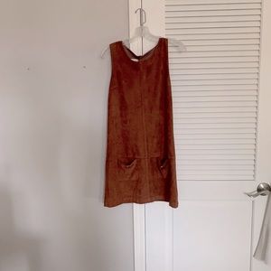 Beautiful suede sleeveless dress from L.A boutique